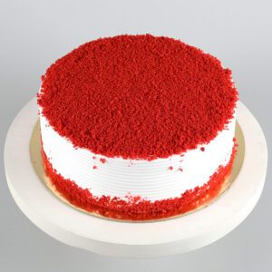 Fresh cream red velvet cake