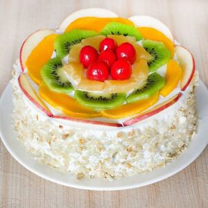 Fresh fruit cake