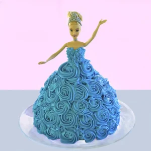 Rosy Barbie Doll Cake