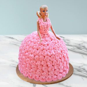 Vanilla Barbie Cake