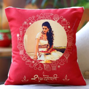 Diwali Delight: Personalized Photo Cushion to Light Up Your Celebrations
